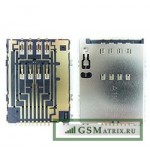 Коннектор SIM Samsung S5250/P6800/P6810/P5100