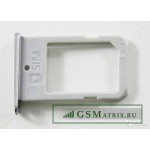 Контейнер SIM Samsung G925F/S6 Edge Белый