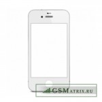 Стекло iPhone 4S Белое